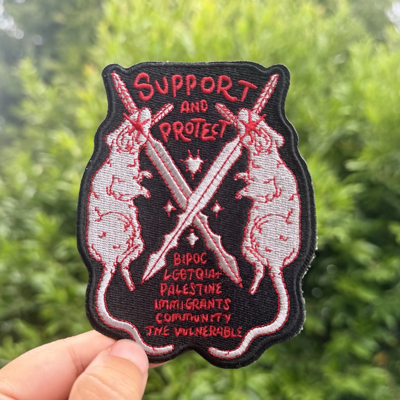 Support and Protect Iron On Patch