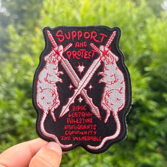 Support and Protect Iron On Patch