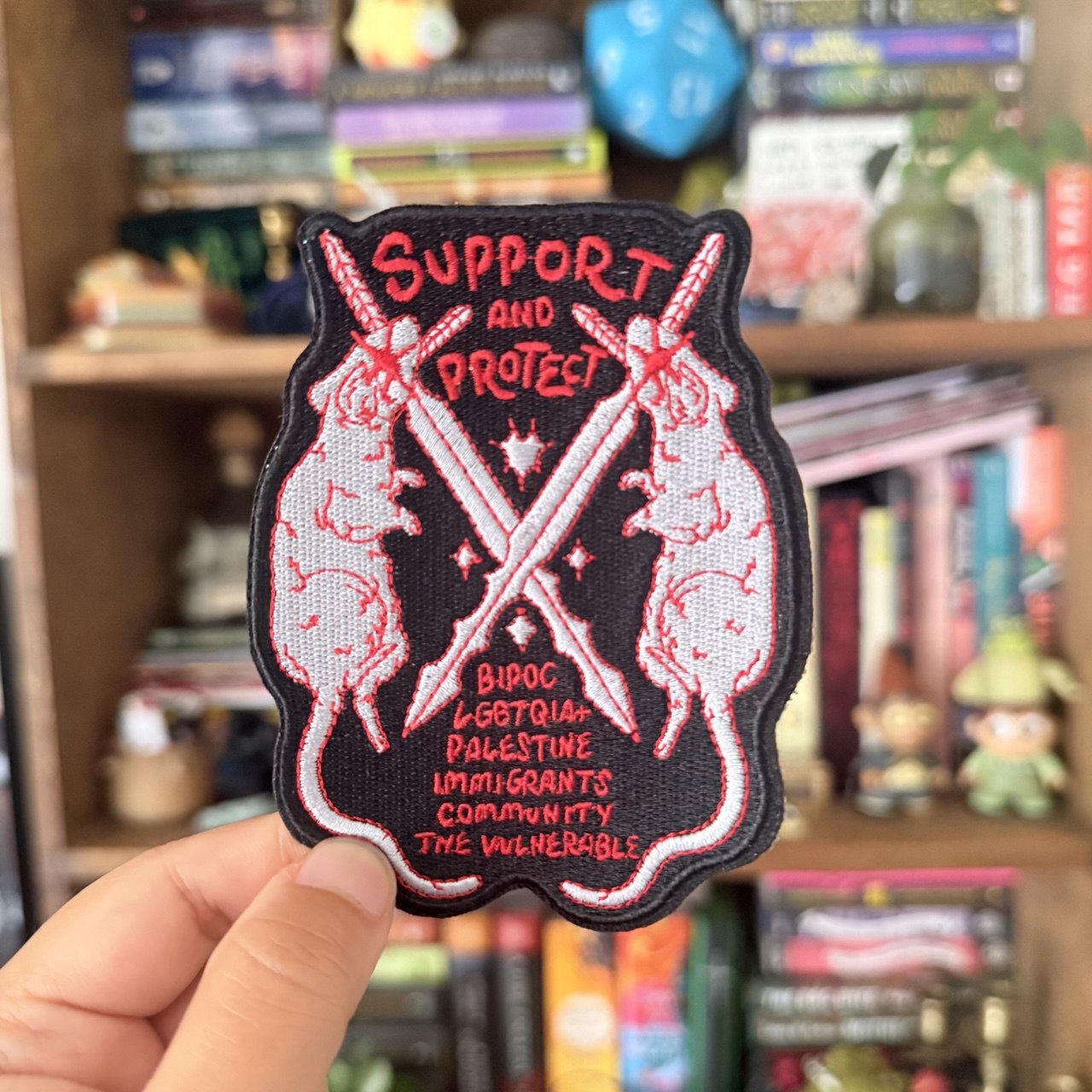 Support and Protect Iron On Patch