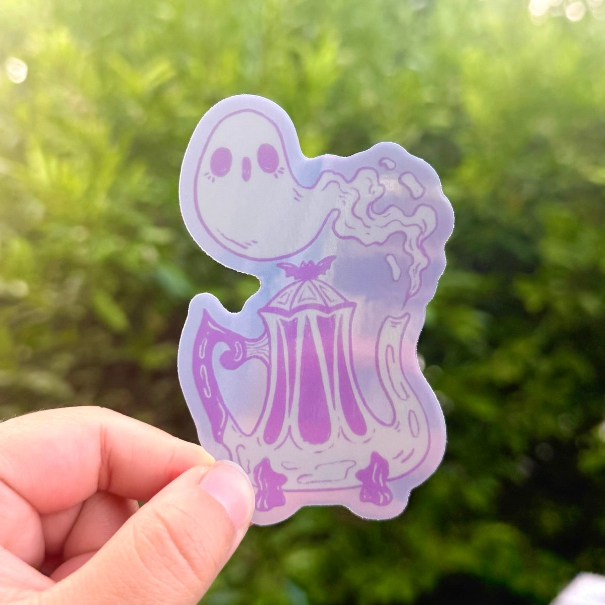 Holographic Spirit Tea Sticker