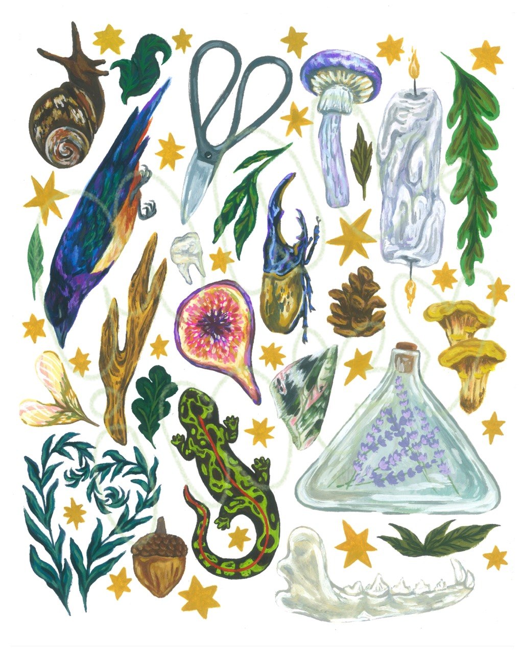 Forage Art Print - 8x10